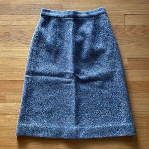 vintage multicolor wool skirt